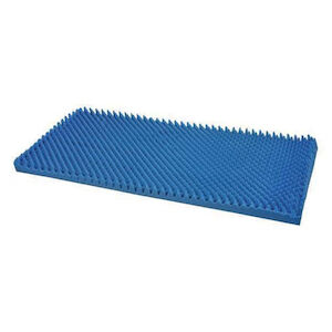 BED PAD 33X72X4 CONVOLUTED BLU E 1EA